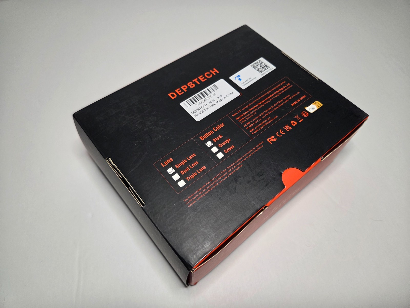 DS300 Depstech 4.3 Inch LCD Screen Professional Industrial Endoscope 1080p HD