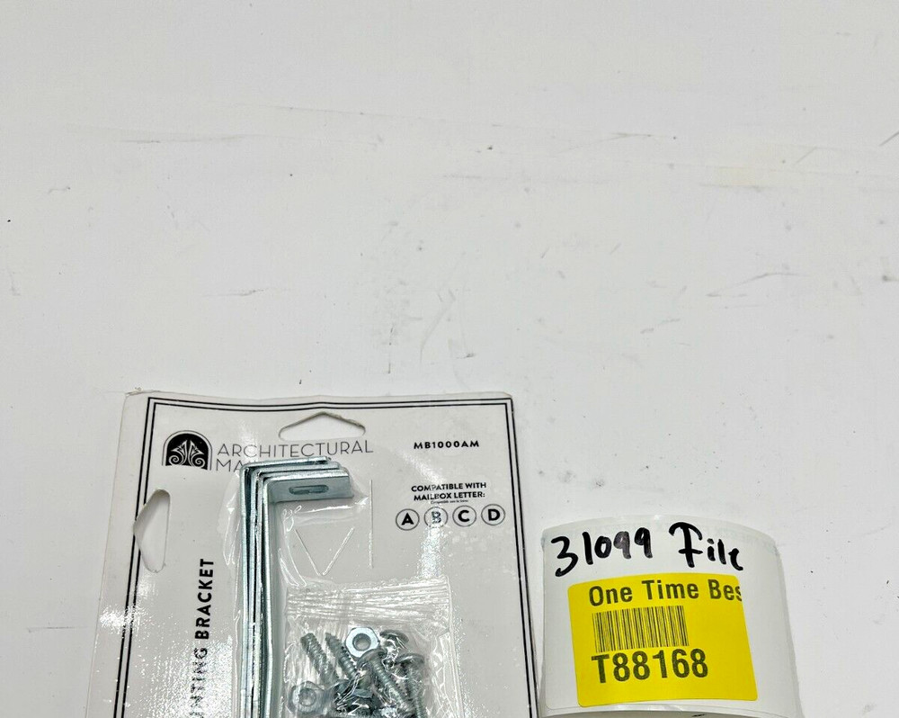 QTY 3 Architectural Mailboxes Adjustable Metal Mailbox Bracket MB1000AM