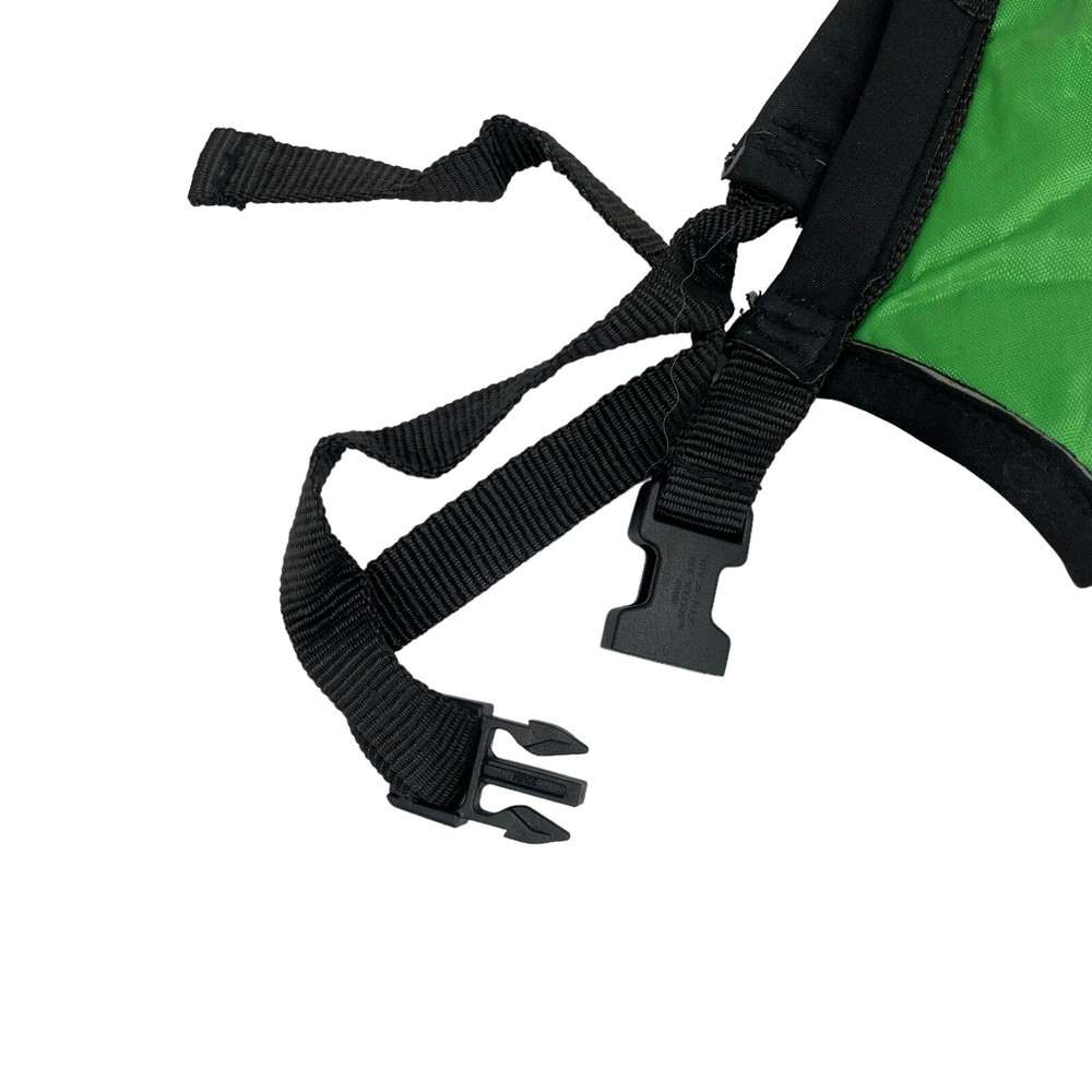 Softie Dog Muzzle Large ProGuard Light Weight Snap Buckle Adjustable Strap Green