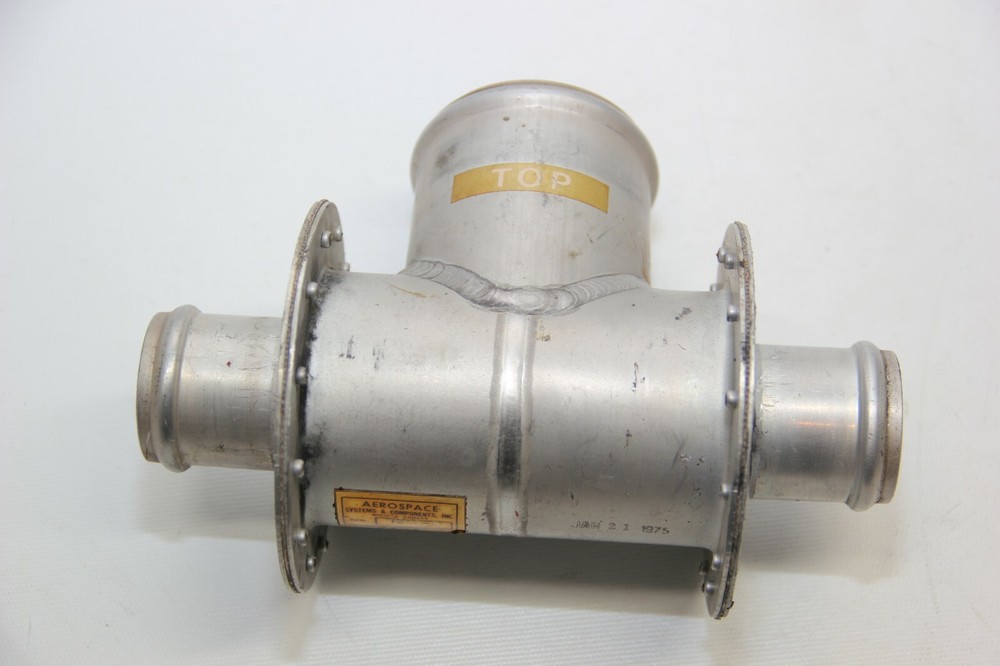 Aerospace Systems & Components Tee Duct Valve, P/N: 1302-2