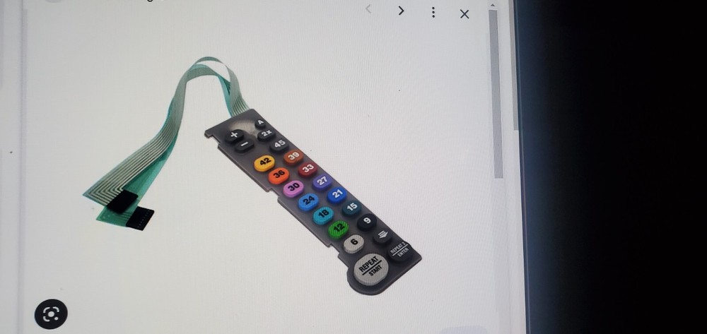 BETTER PACK 555ESA REPLACEMENT KEY PAD ASSEMBLY  E55500302  NEW