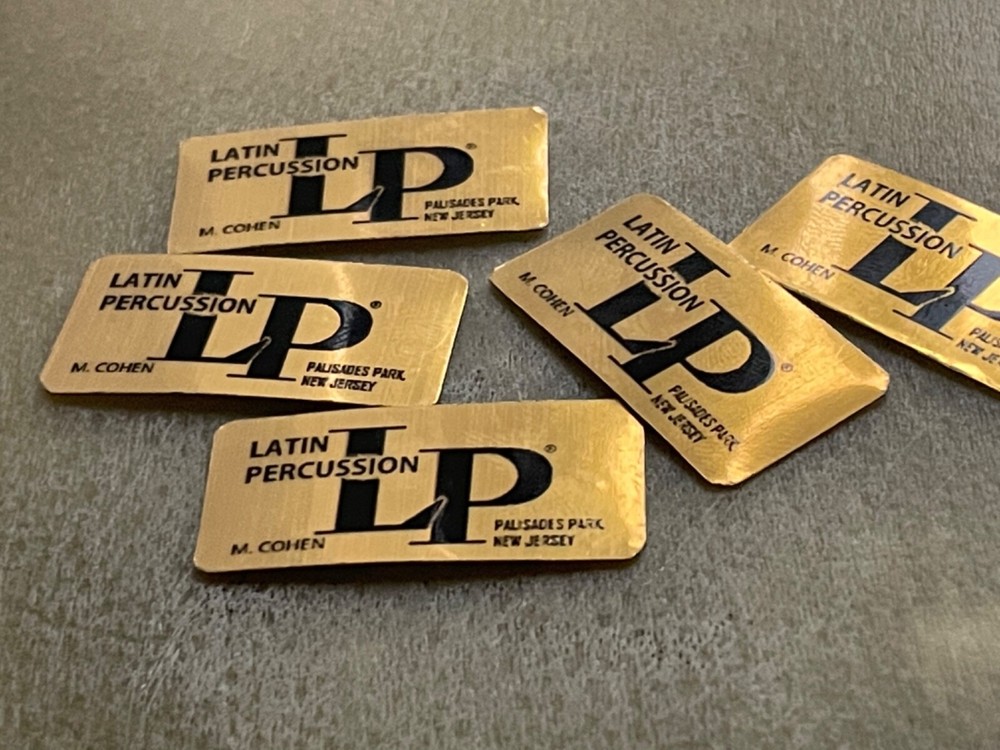 LP Latin Percussion Bongo Plates or Tag $12 Set 2 (pair)