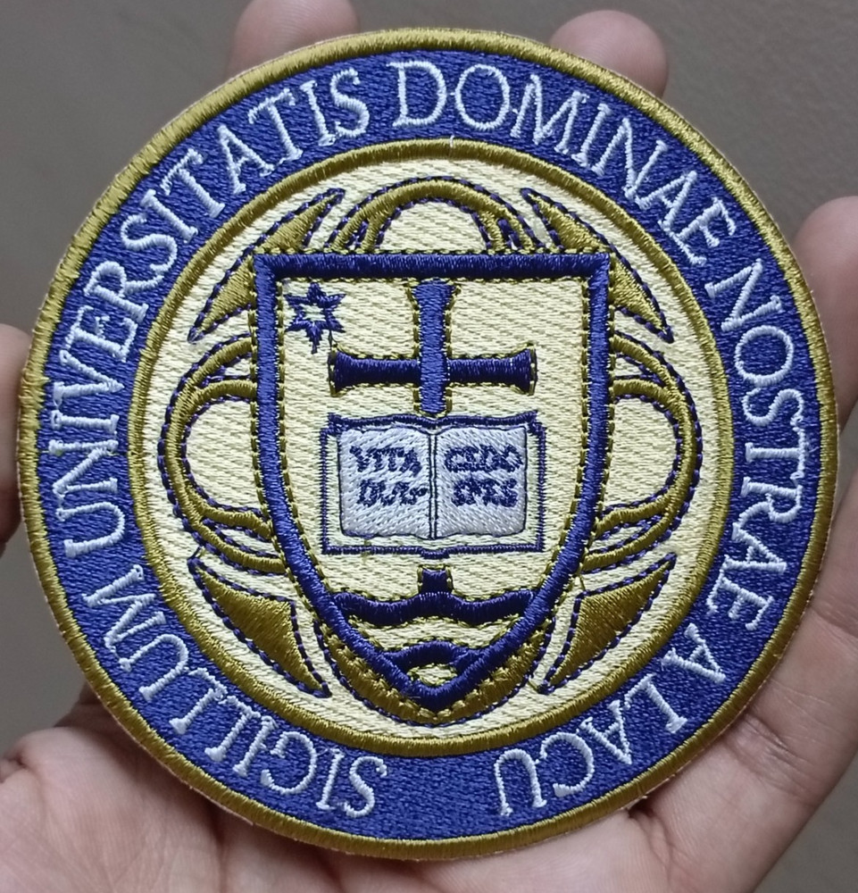 Notre Dame University Logo Iron On Patch - Sew Patch - Embroidered Patch 3.9"
