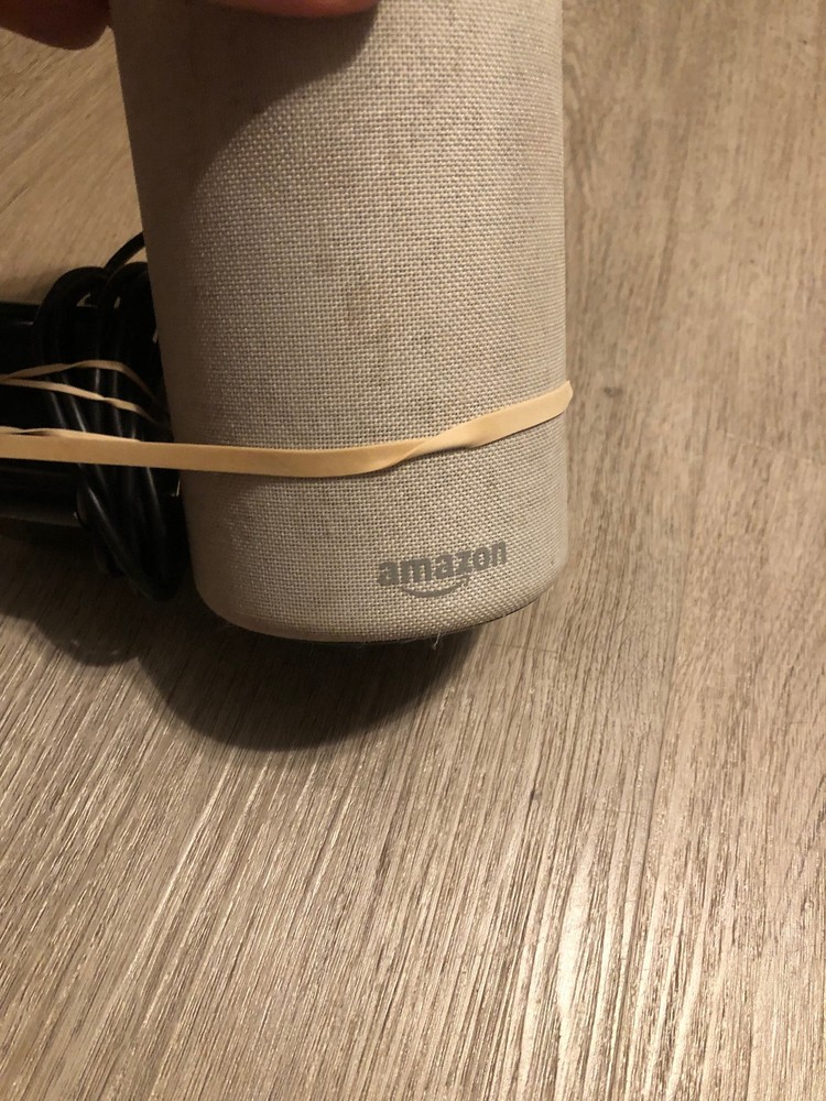 Amazon Echo 1st Gen Smart Speaker XC56PY Bundled with Power Adapter (STAINS)