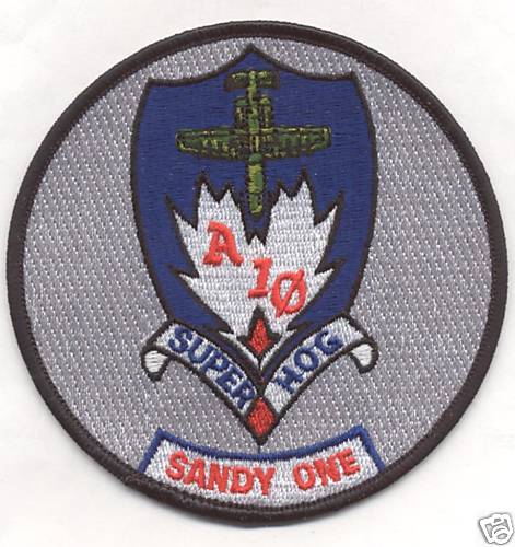 DESERT STORM 23rd TFW A-10 SUPER HOG SANDY ONE patch