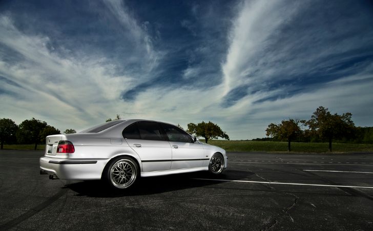 BMW E39 E38 E46 E90 E92 E60 E64 E36 E30 Dual 3" Slant Tip Performance Muffler