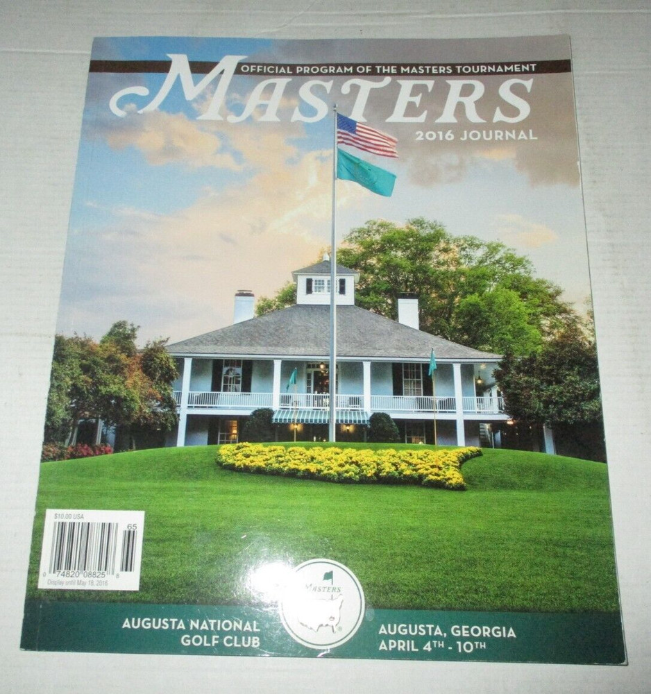 2016 Masters Journal Program - Danny Willett Wins!