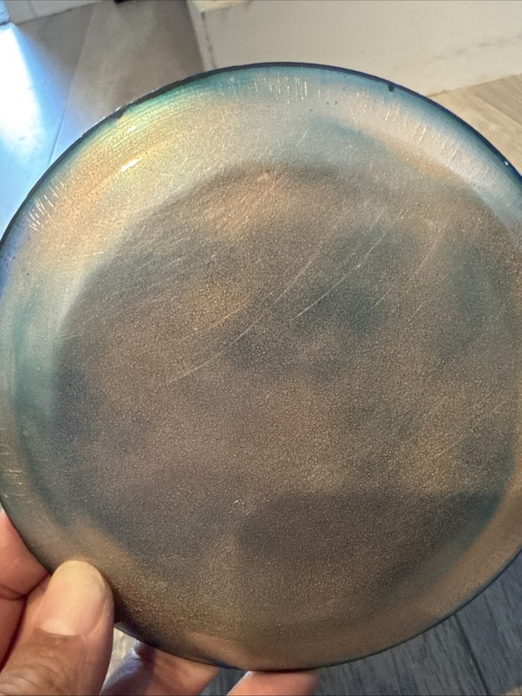 MCM Enamel On Copper Plate Multicolor / Great Design #7