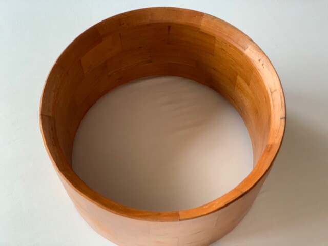 Snare Drum 12X5.5 - Segmented - Cedar wood