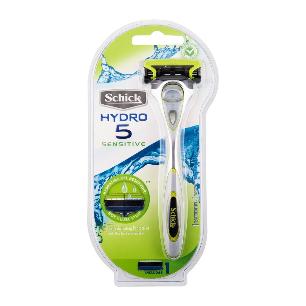 Schick Hydro 5 Sensitive Razor with 1 Refill Blade Cartridge
