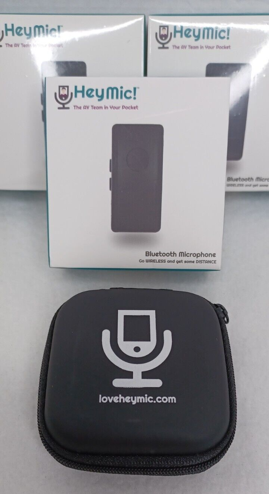 Hey Mic! Bluetooth Microphone: iPhone, Android, PC Mac Audio/Video Record - READ