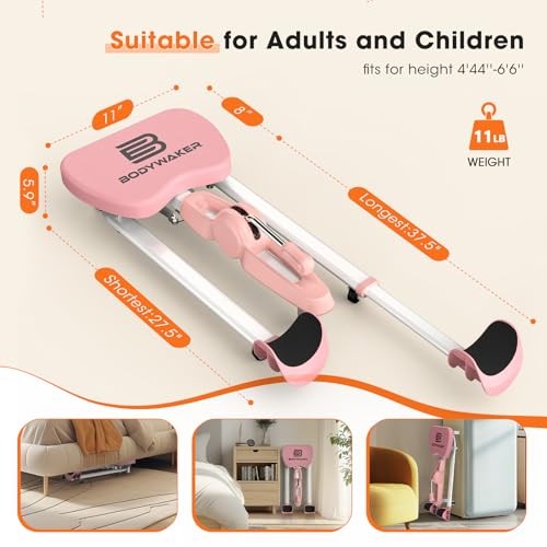 Leg Stretcher Machine - Professional Split Trainer for Dance, Ballet, Pink