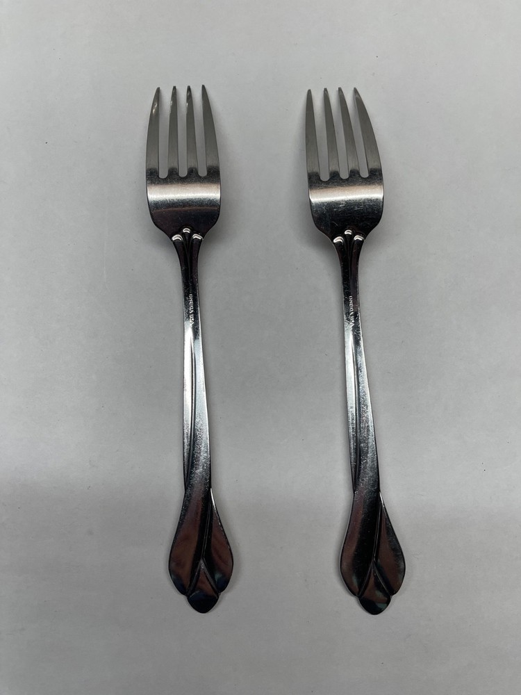 Oneida Tribeca Stainless Glossy Dinner Fork Teaspoon or Serving Spoon Fork -Choi
