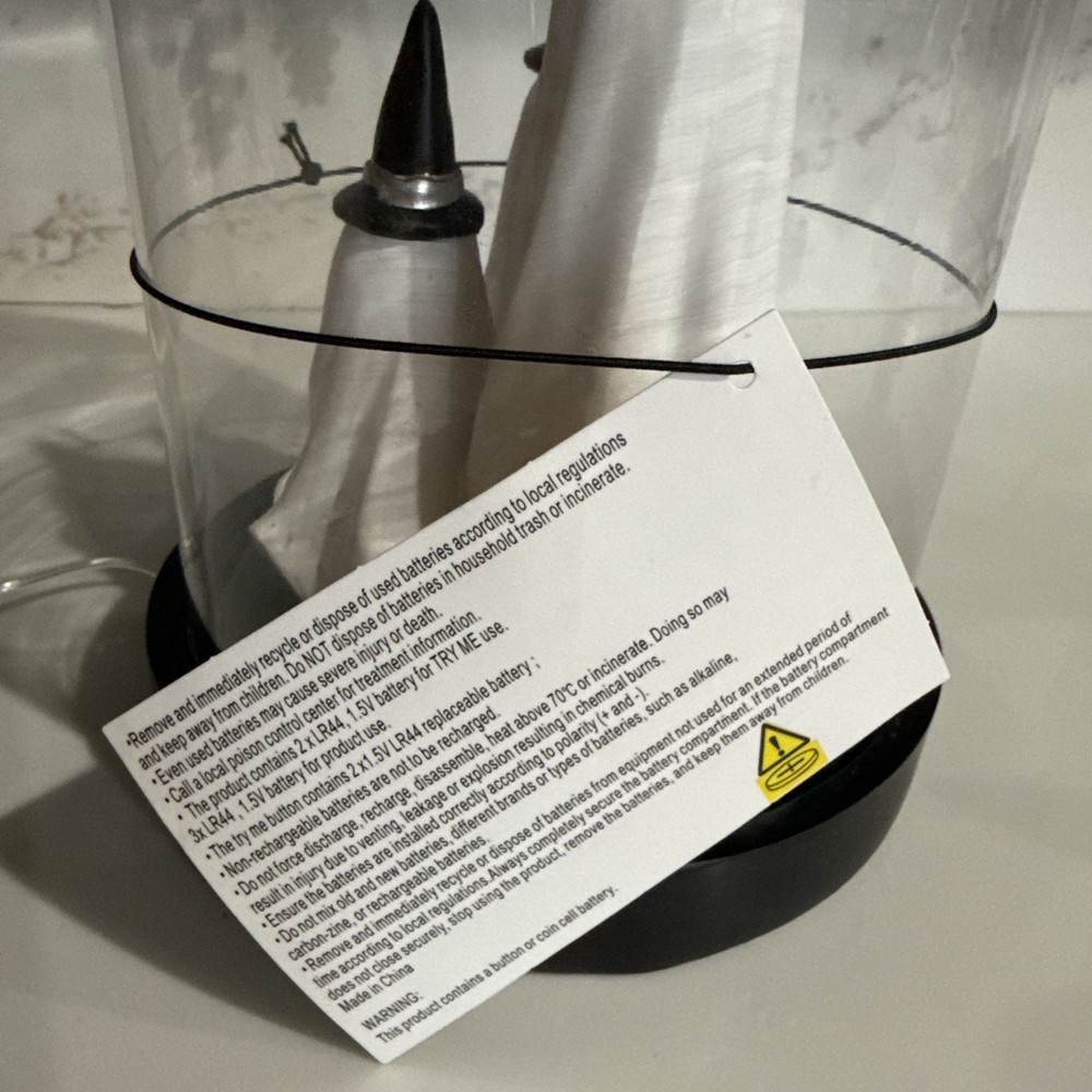 Halloween Light Up Ghost Cloche