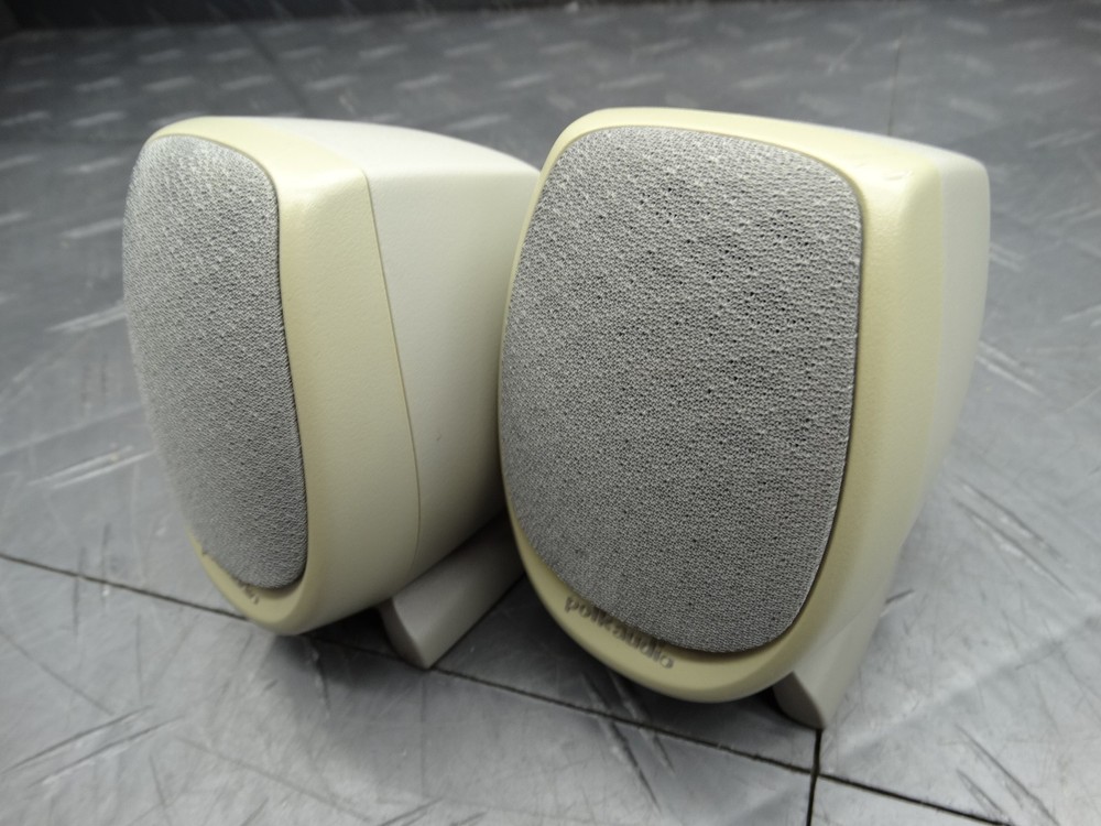 Polk Audio Computer Speakers Retro Wired Left & Right Desktop
