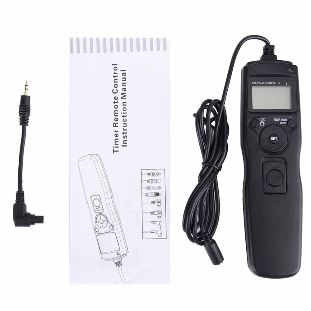 LCD Timer remote Shutter Release for Canon EOS 6D Mark II/ 5D Mark IV III II/ 7D
