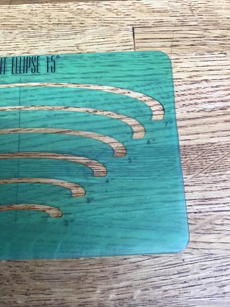 Pickett Drafting Template 1215. Ellipse
