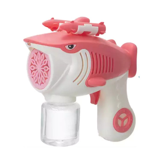 puka Pink Shark Bubble Gun
