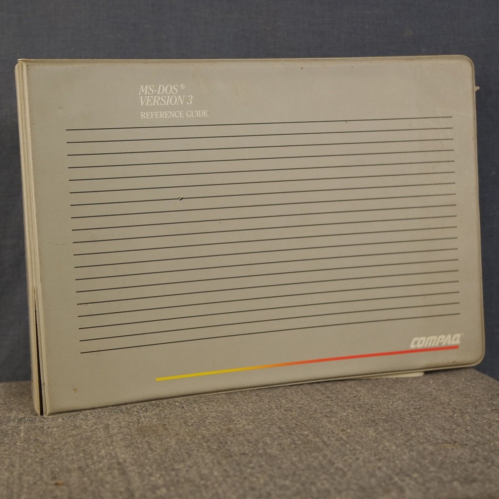 Compaq MSDOS 3.3 Disk Operating System Reference Guide