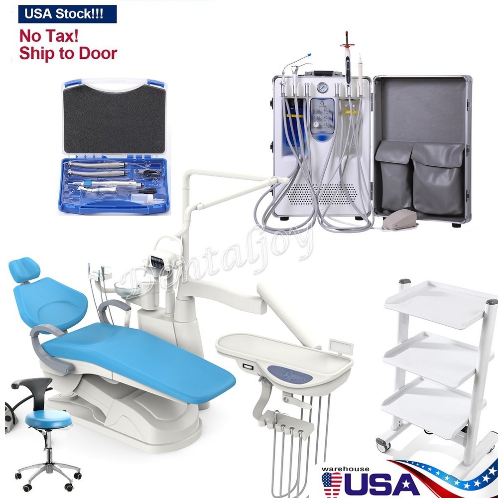 Dental Unit Chair Computer Controlled /Mobile Delivery Unit /Trolley /Handpiece
