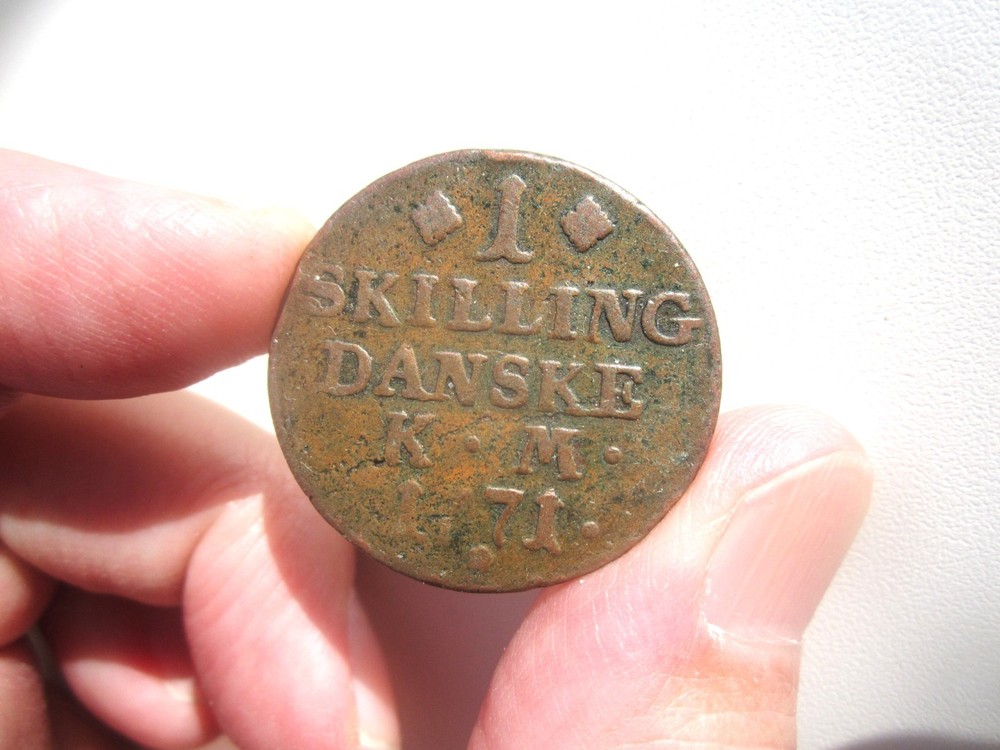 1771 DENMARK 1 SKILLING