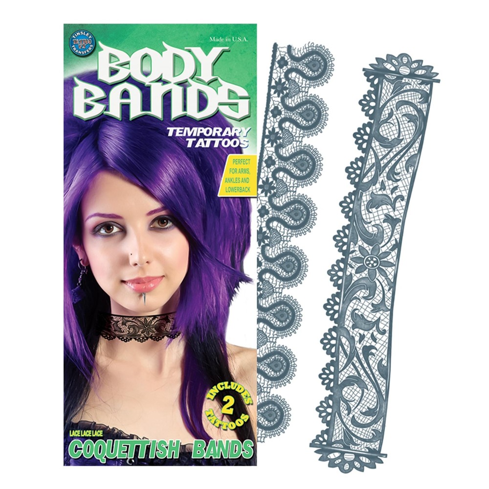 Lace Body Band Tattoo Costume Accessory