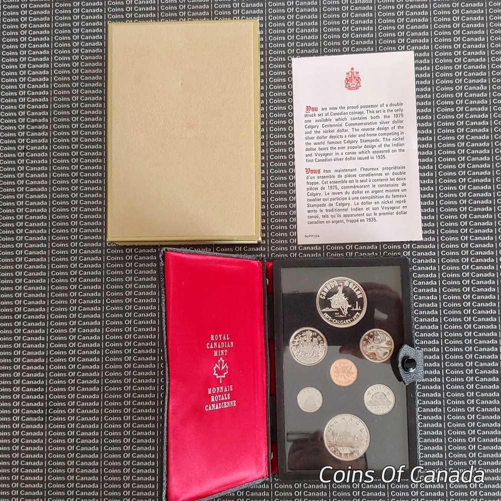 1975 Canada Double Dollar 7 Coin Specimen Set -Multiple Available #coinsofcanada