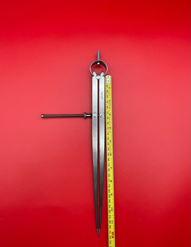 Starrett 83A-12 Yankee Spring-Type Dividers Solid Nut 12" IN STOCK