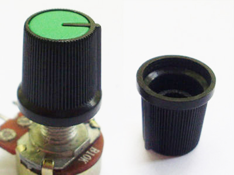 1x plastic Green Tall Dome Circular Knobs for Pots Use