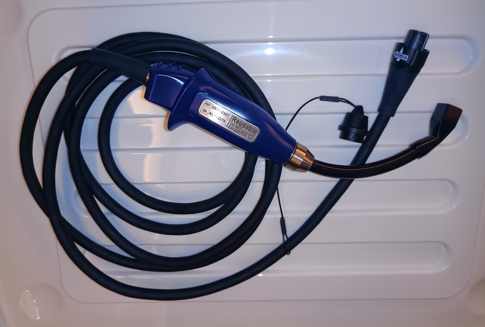 Verathon Glidescope 0570-0307 AVL 3-4 Baton Blade , Clear Image / Crack on Tip