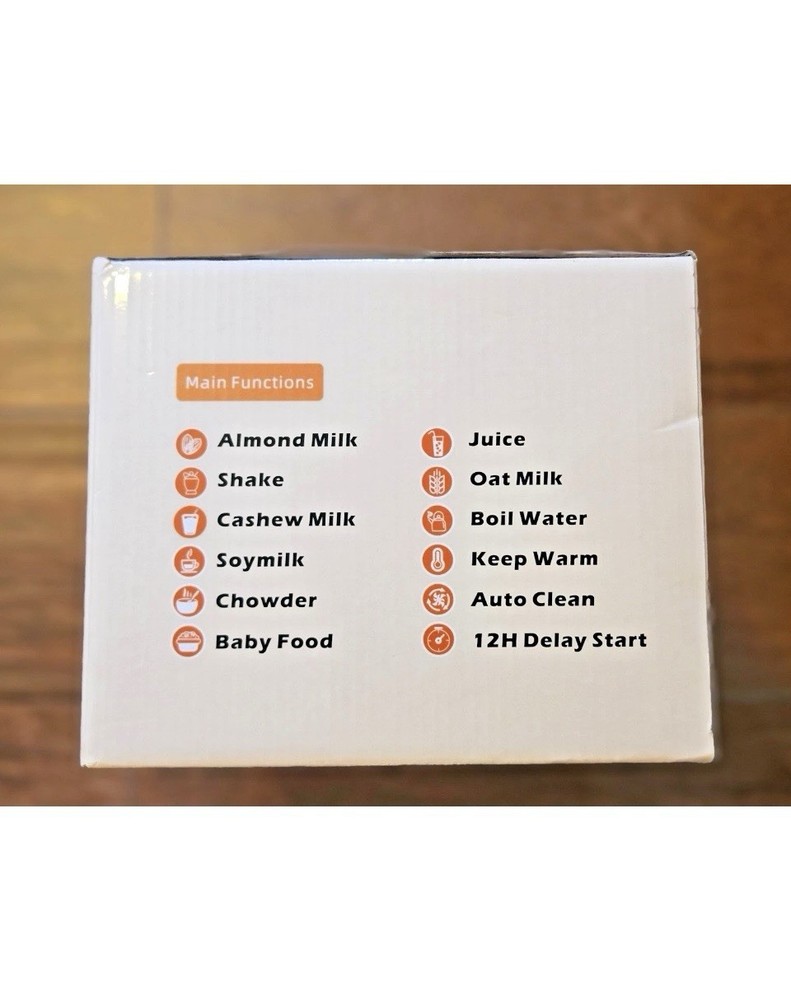 50oz Automatic Nut Milk Maker Almond Milk Machine with Delay Start Keep Warm