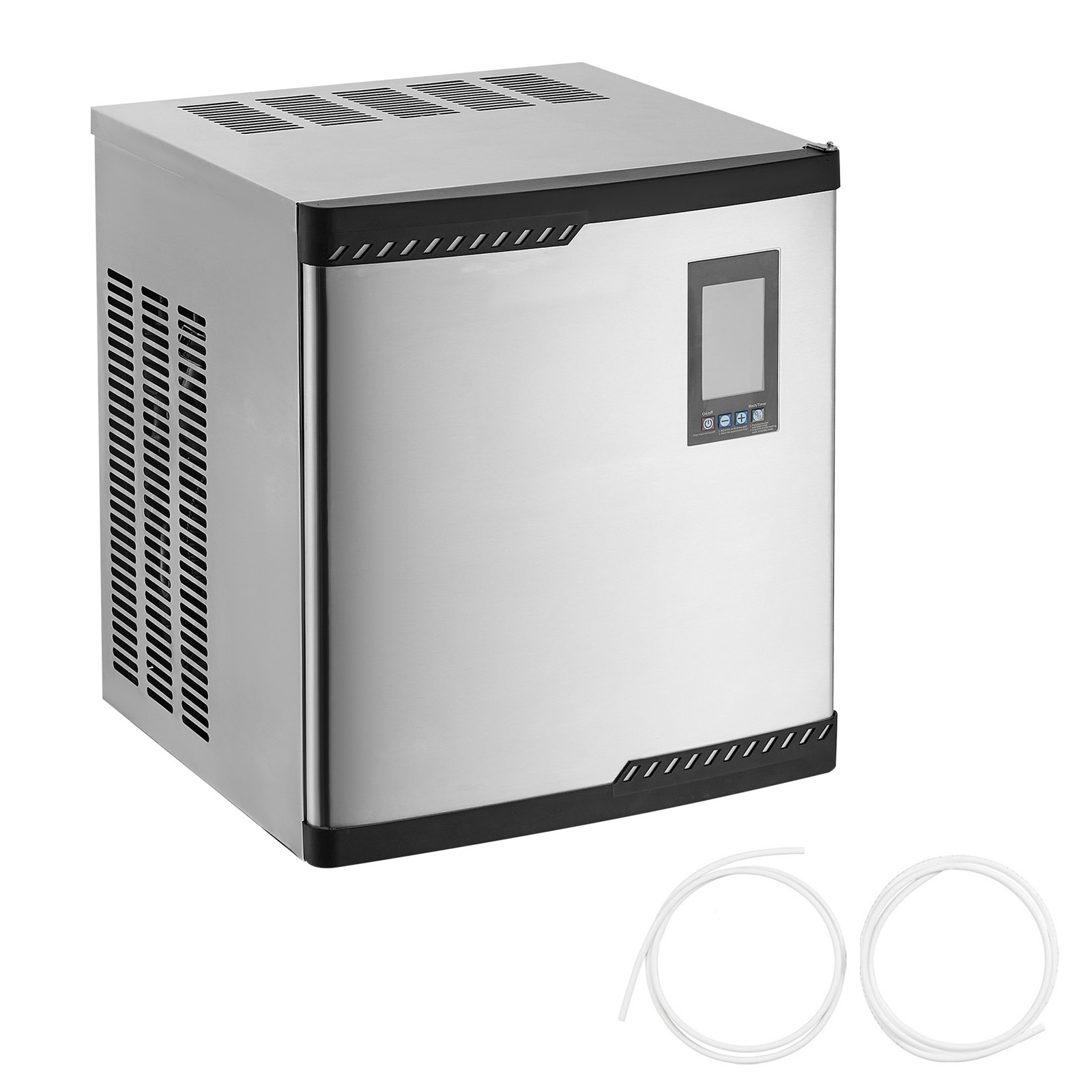 Uimoso Commercial Ice Maker Machine - Produces 300 lbs/Day with Self-Cleaning