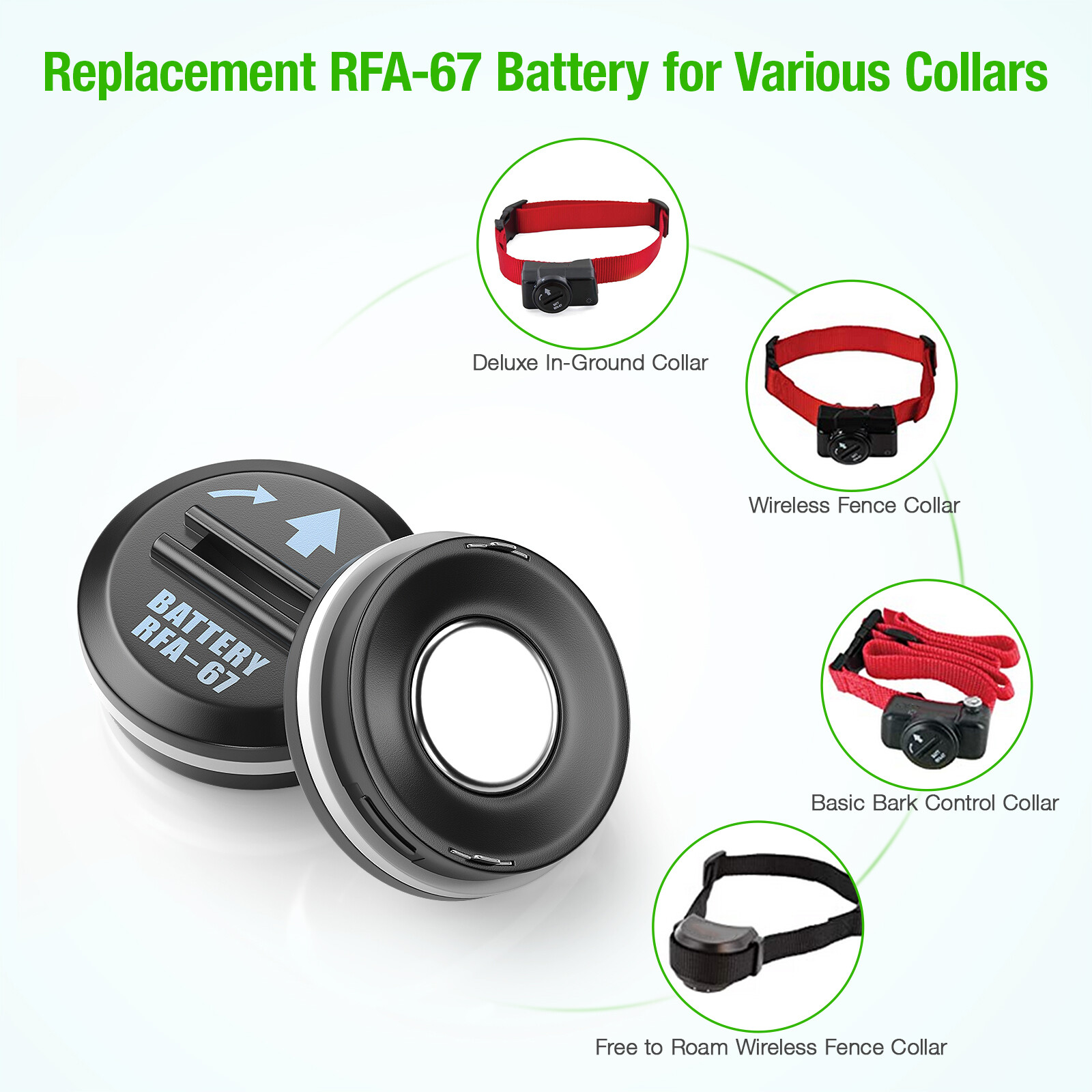 10 Pack 6 Volt Pet Collar Batteries For PetSafe RFA-67 RFA-6 Replacement Battery