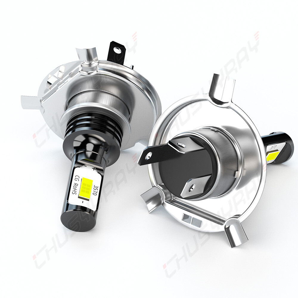 2pcs H4 SUPER LED Headlight For Yamaha Apex GT RX10GT 2006-2010 Snowmobile Bulbs