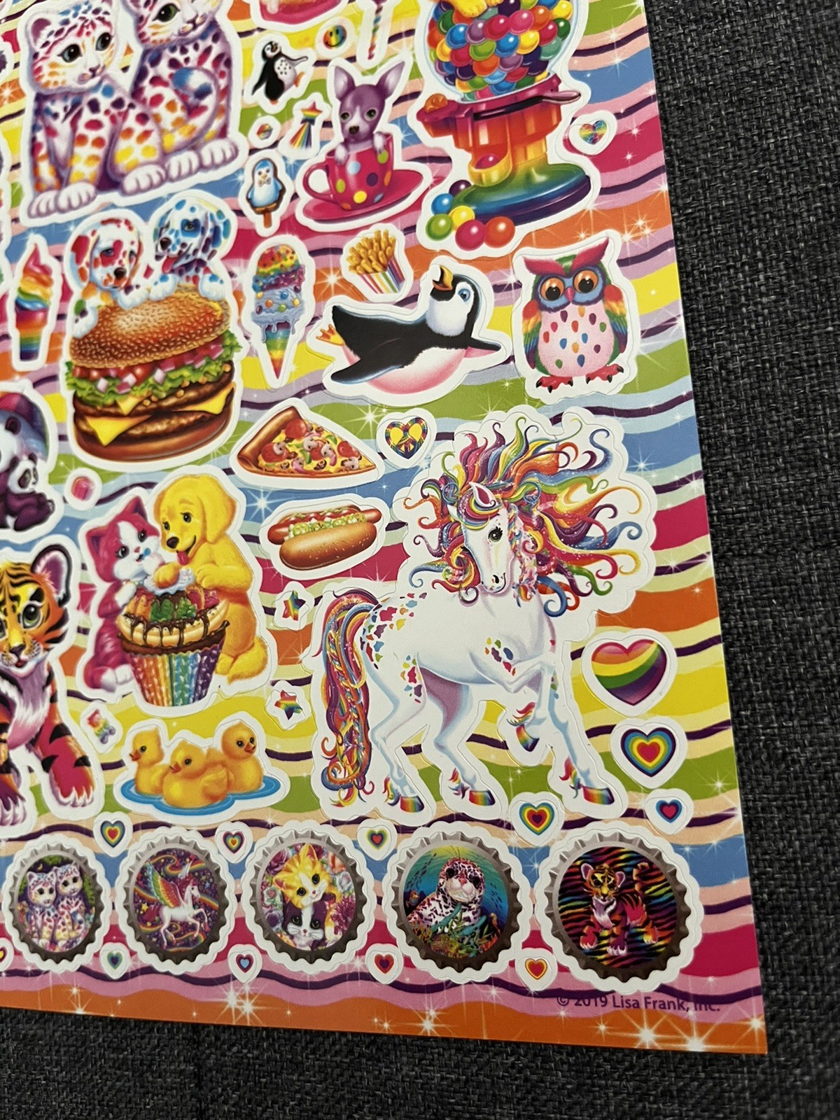 Lisa Frank Sticker Book 5 Sticker Sheets 600 Stickers Lisa Frank Stickers