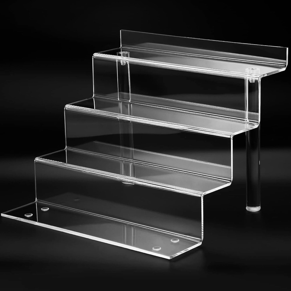Multi-Functional 9 Inch Acrylic Riser - 4 Tier Tiered Display for Home Decor