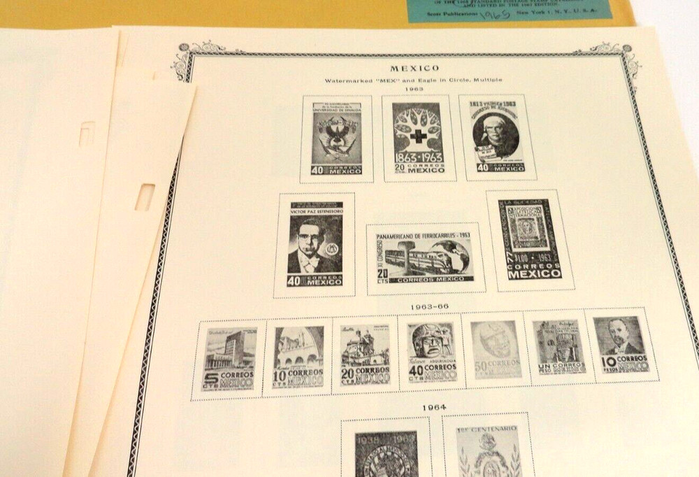 Scott 1965 Mexico Specialty Stamp Album Supplement #20 NOS