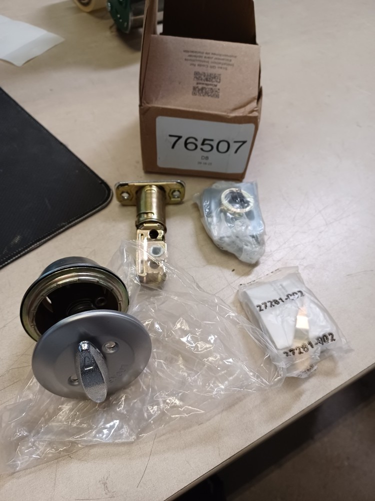 Kwikset 76507 DB Deadbolt Silver