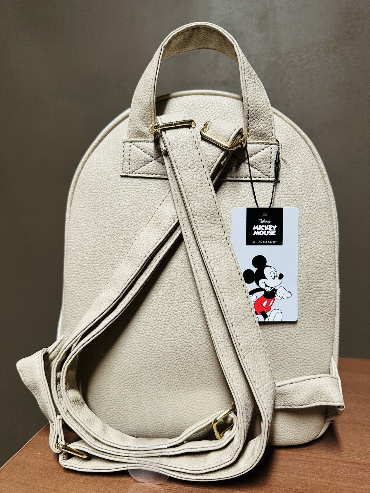 Primark Disney Mickey Mouse All Over Print AOP Faux Leather Backpack - NEW!