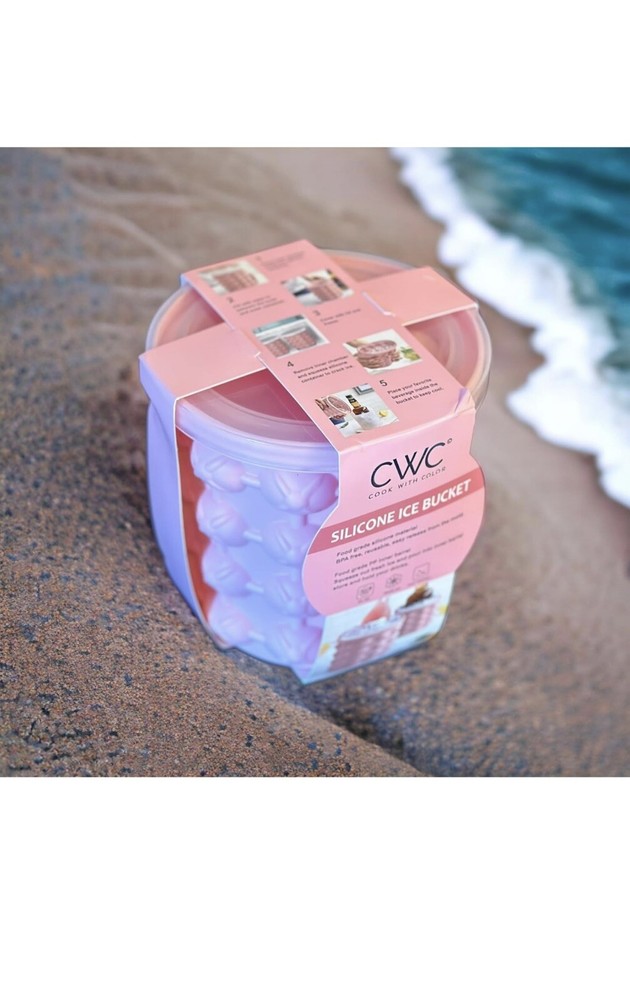 SILICONE ICE BUCKET (pink)