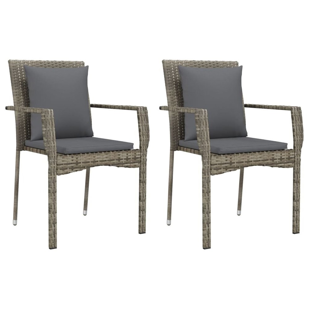 Garden Dining Set Grey