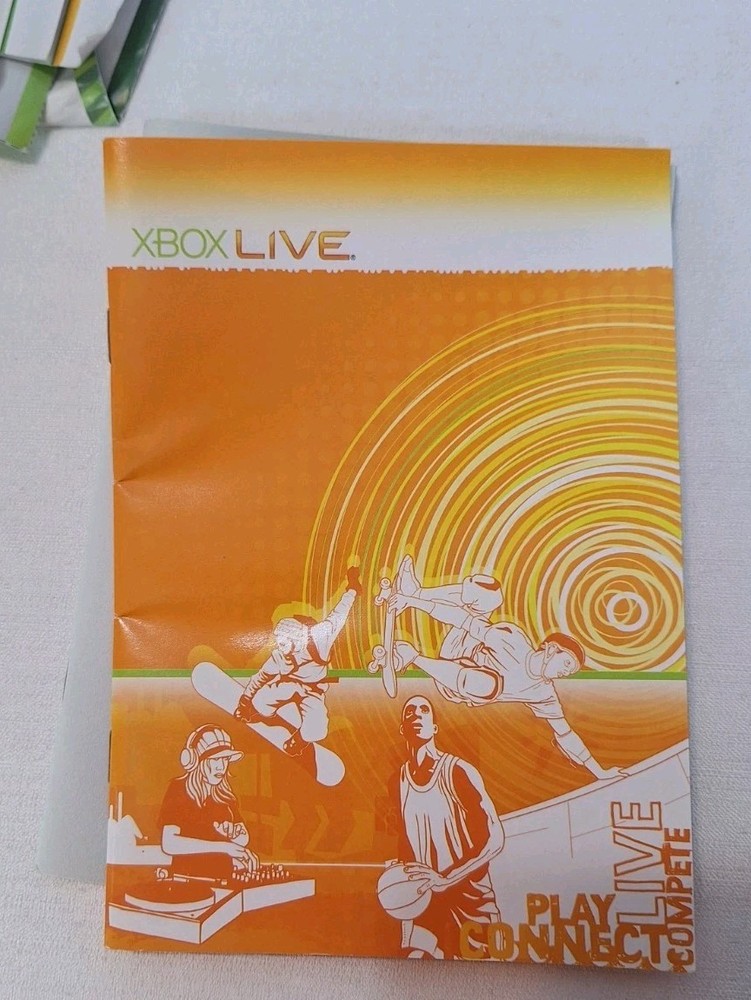 Xbox 360 Accessories Remote Headset Component Cable & Manuals Video Game Console