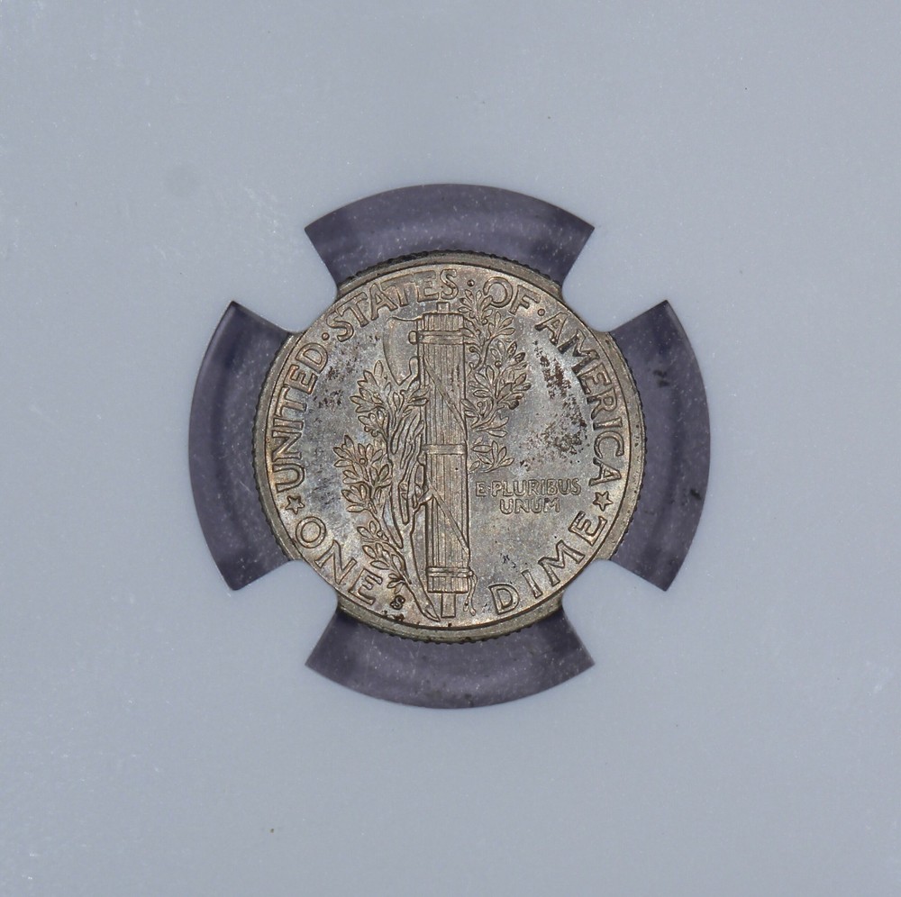 1941 Mercury Dime 10c NGC MS65
