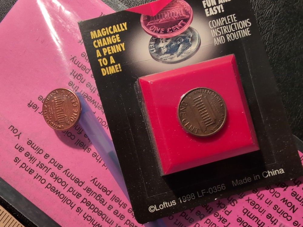 DOUBLE X - Magic Trick Includes a Quality Shim Penny