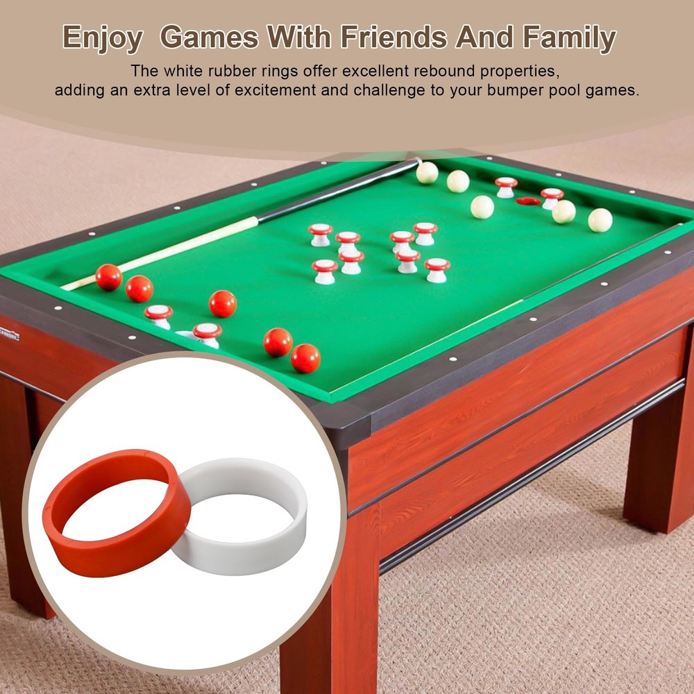 Hole Liners for Bumper Pool Table Plastic Bumper Table Hole Rings Bumper Pool