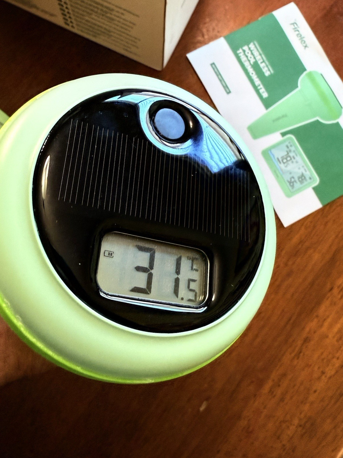 Firelex Wireless Solar Pool Thermometer Indoor & Outdoor Monitoring