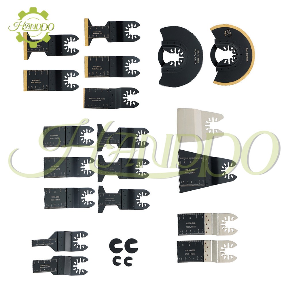 For Hard Material Duty Carbide Multitool Blades 23Pcs Oscillating Tool Saw Blade