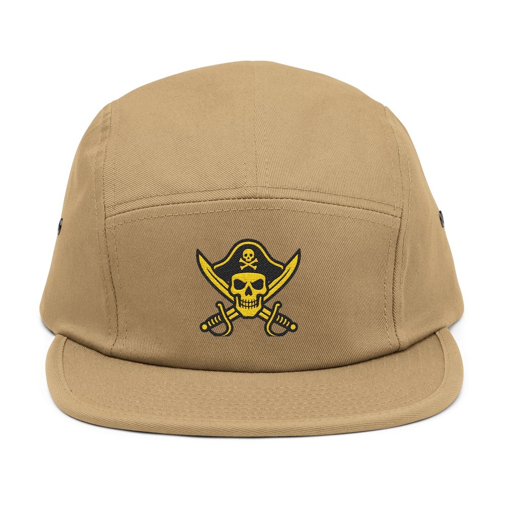 5 Panel Cap Embroidered Hat SnapBack Ball Cap Pirate Hat