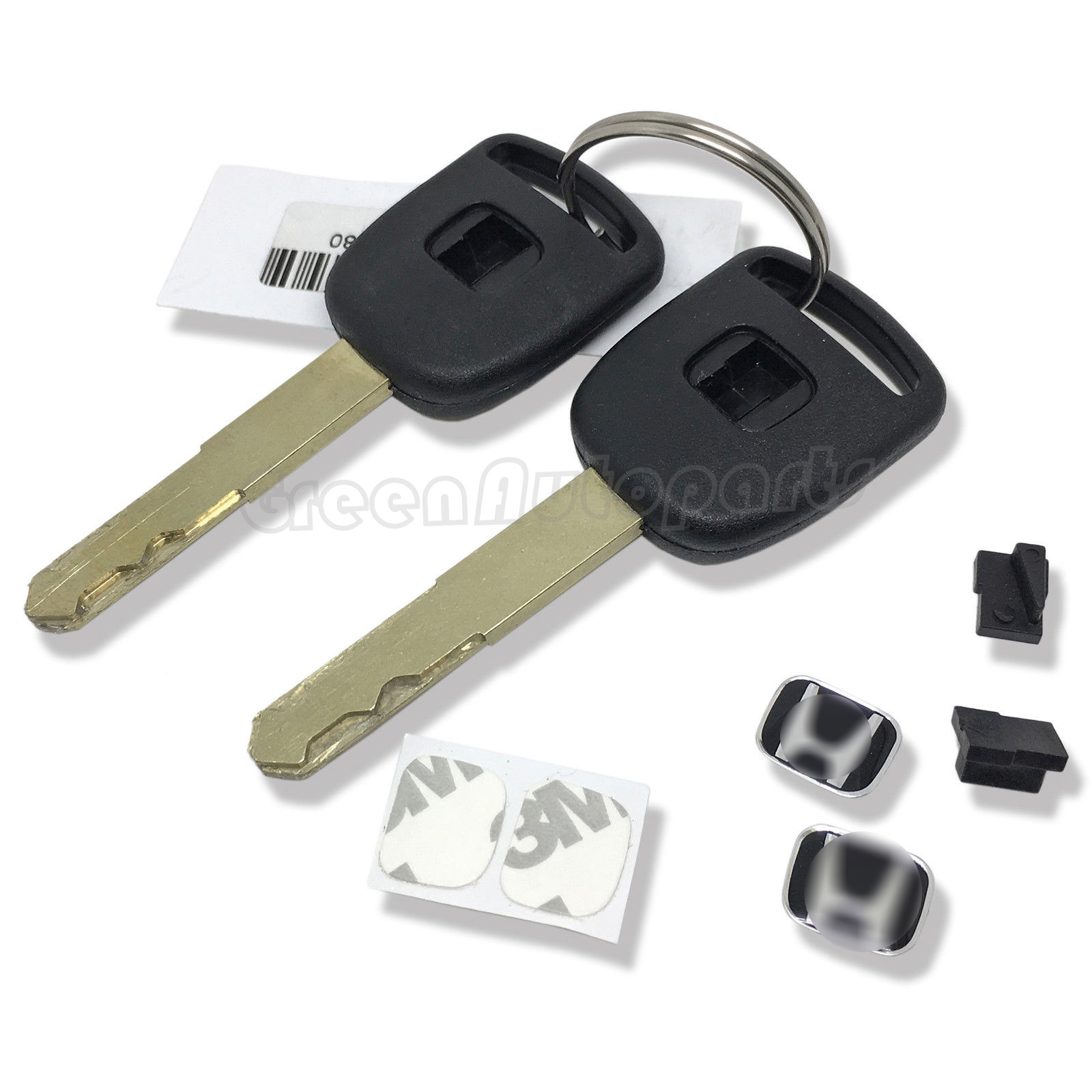 LEFT & RIGHT DRIVER SIDE DOOR LOCK CYLINDER FOR Honda Civic 2003-2005 W/2 KEY