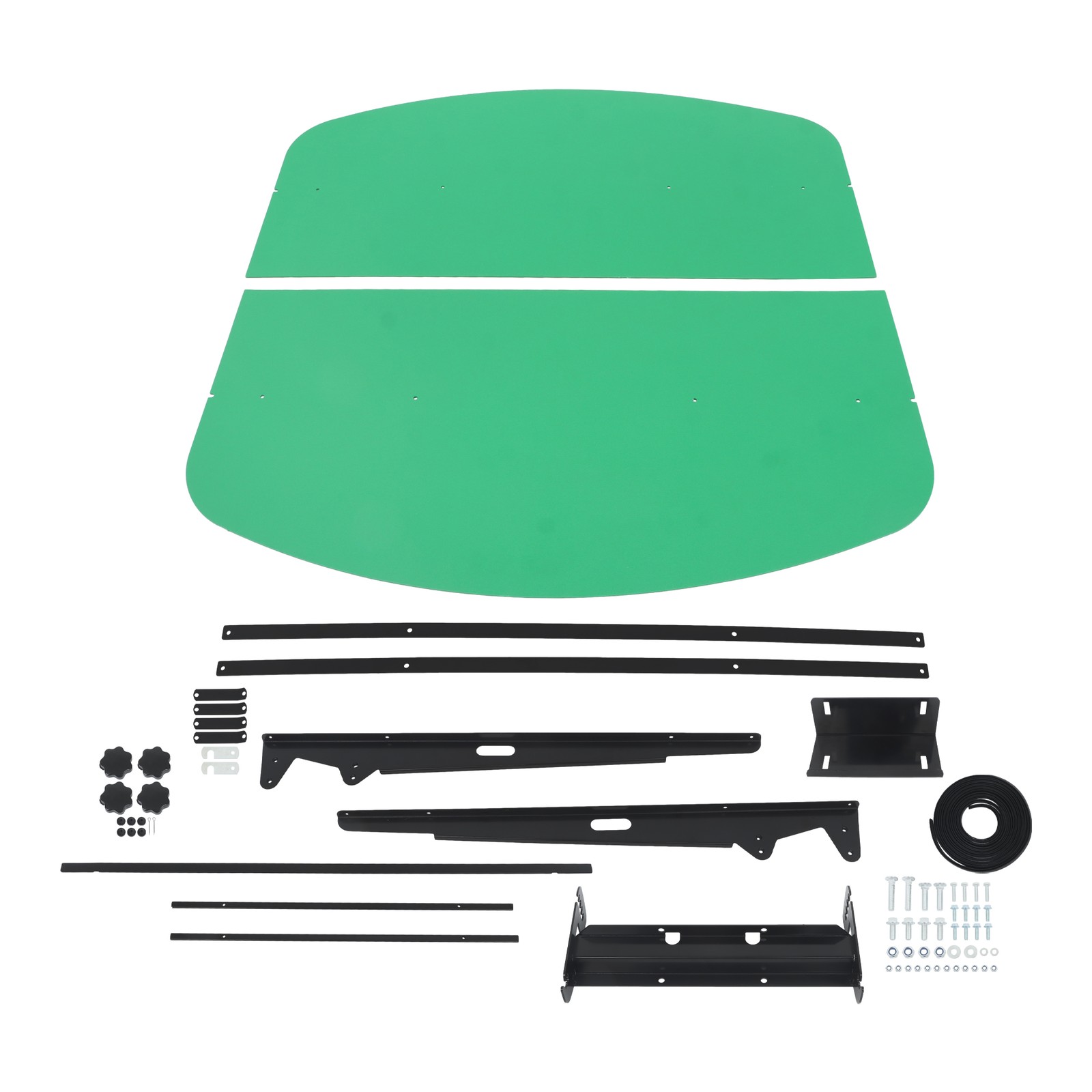 For John Deere 2" x 2" or 2" x 3" ROPS Tuff Top Tractor Canopy 52" X 52" Green